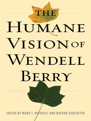 cover image of Humane Vision of Wendell Berry